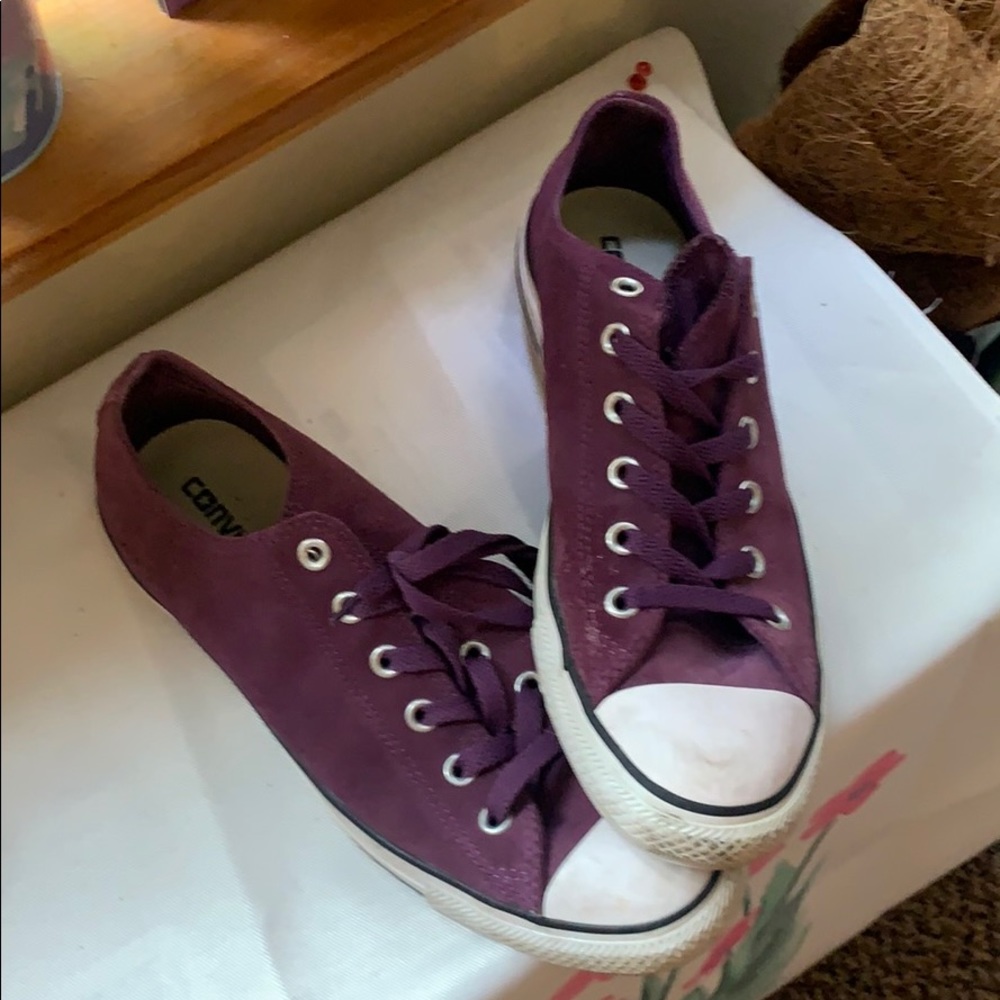 Pretty Purple Chucks women’s size 10